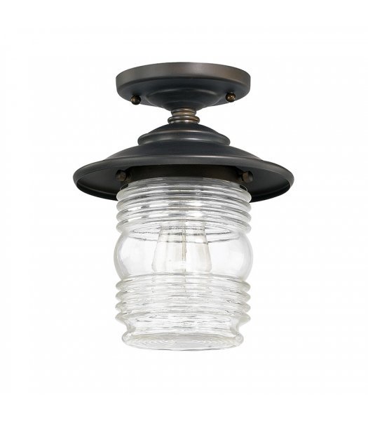 Capital Lighting  9677OB   Creekside Glass Outdoor Ceiling Fixture
